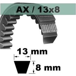 COURROIE TRAPEZOIDALE CRANTEE AX112