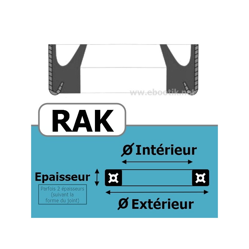 JOINT RACLEUR 50X60X4 RAK 593