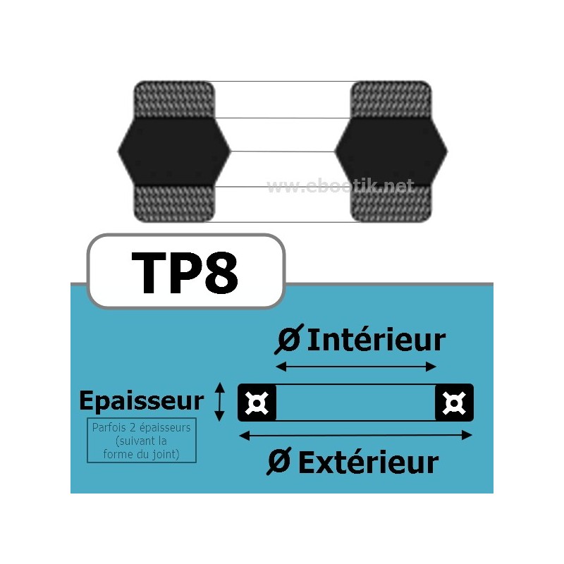 55x40x19 TP8 NBR