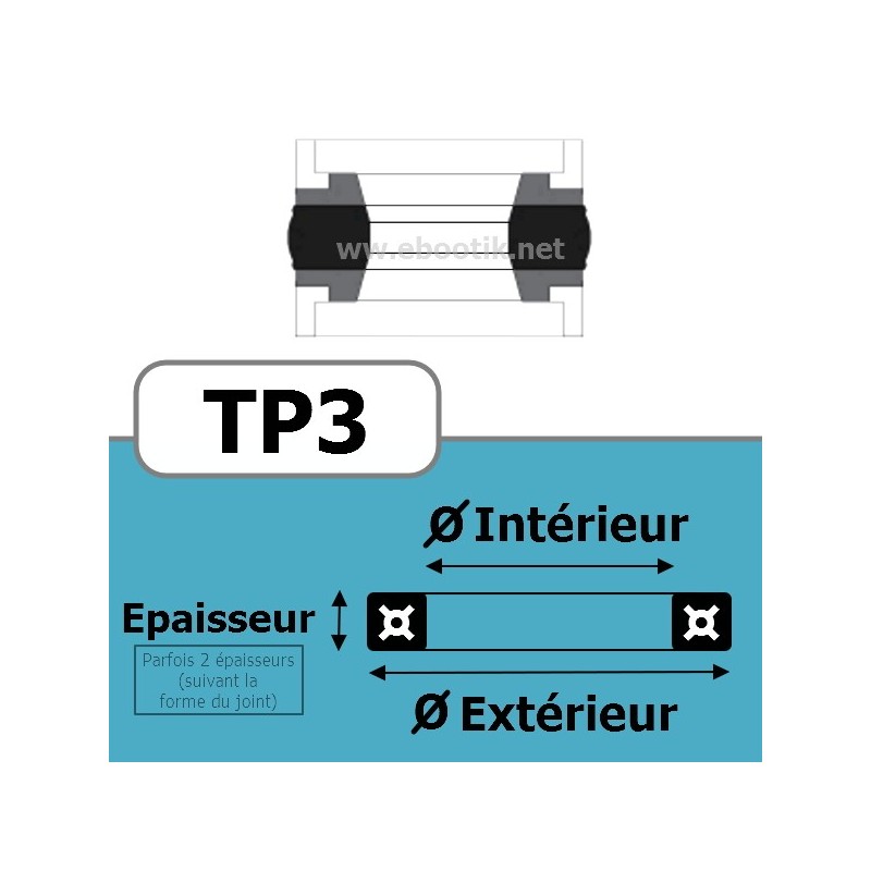 75x55x31x7 TP3 NBR