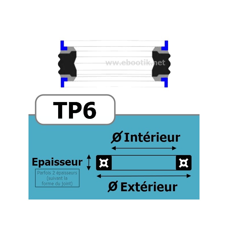 80x64x32x9.52 TP6 NBR