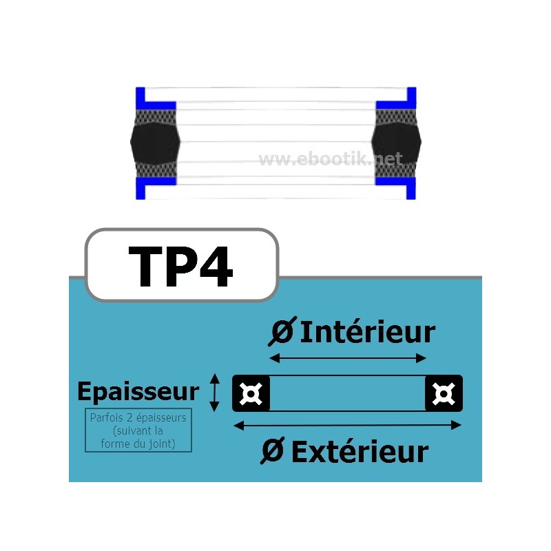 177.80x152.40x38.1x9.52 TP4 NBR