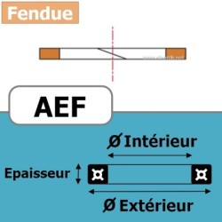 BAGUE 11.60x2.40 AEF PTFE